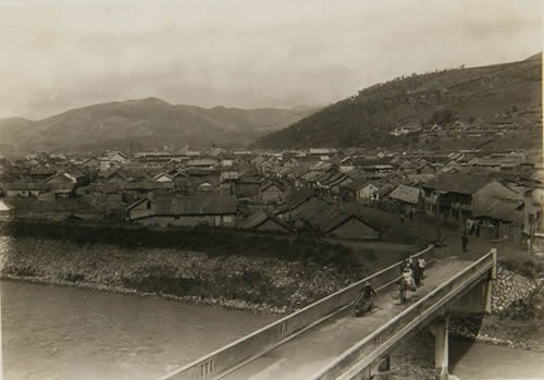 1939年吉林临江县老照片 民国临江县城市内外风貌