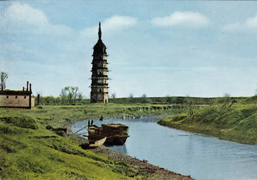 抗战期间日本发行的彩色明信片：南京点描