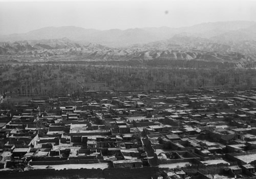 1940年甘肃临潭老照片 洮河边上临潭城乡风貌