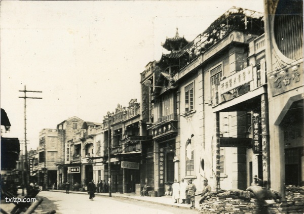 1940年前后广东佛山老照片 日占时期佛山街景预览图3