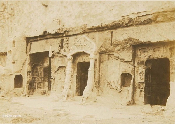 1927年河北邯郸老照片 百年前的乡堂寺石窟影像预览图5