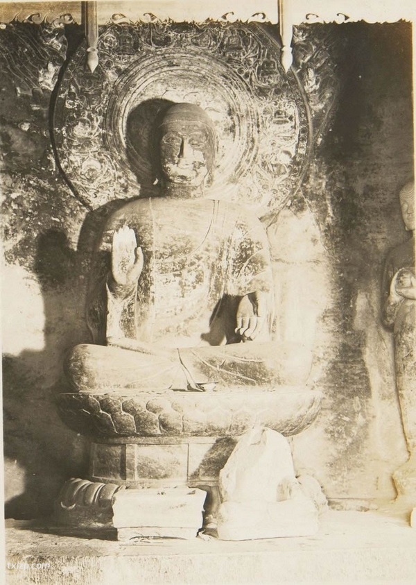 1927年河北邯郸老照片 百年前的乡堂寺石窟影像预览图8