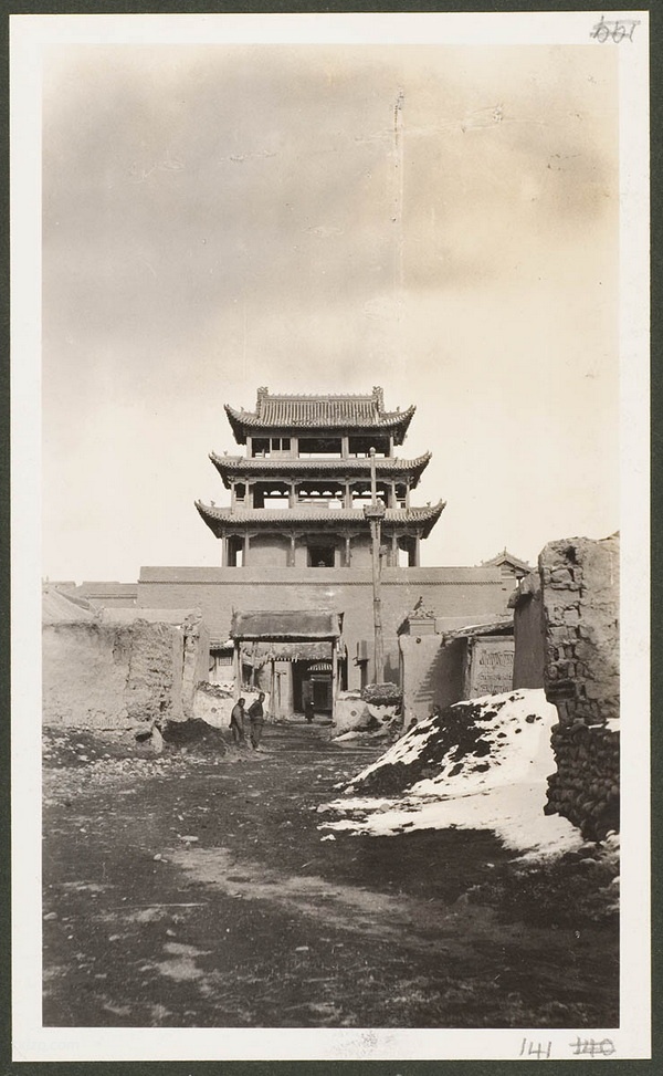 1910年嘉峪关老照片 莫理循西北行拍摄预览图