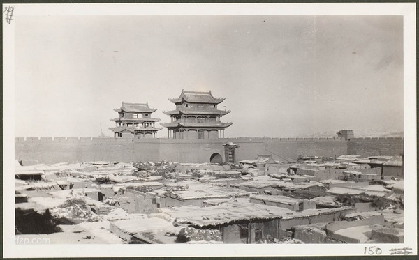 1910年嘉峪关老照片 莫理循西北行拍摄预览图9