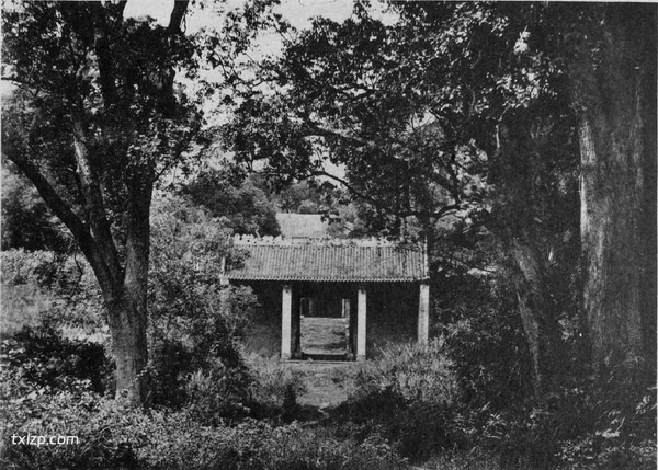 1919年广东韶关老照片 百年前的曹溪南华寺景观预览图7