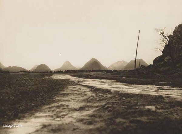 1908年的桂林老照片 柏石曼拍摄的桂林山水及平乐预览图3