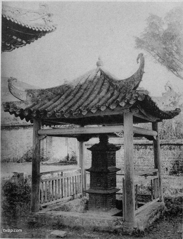 1919年广东韶关老照片 百年前的曹溪南华寺景观预览图5