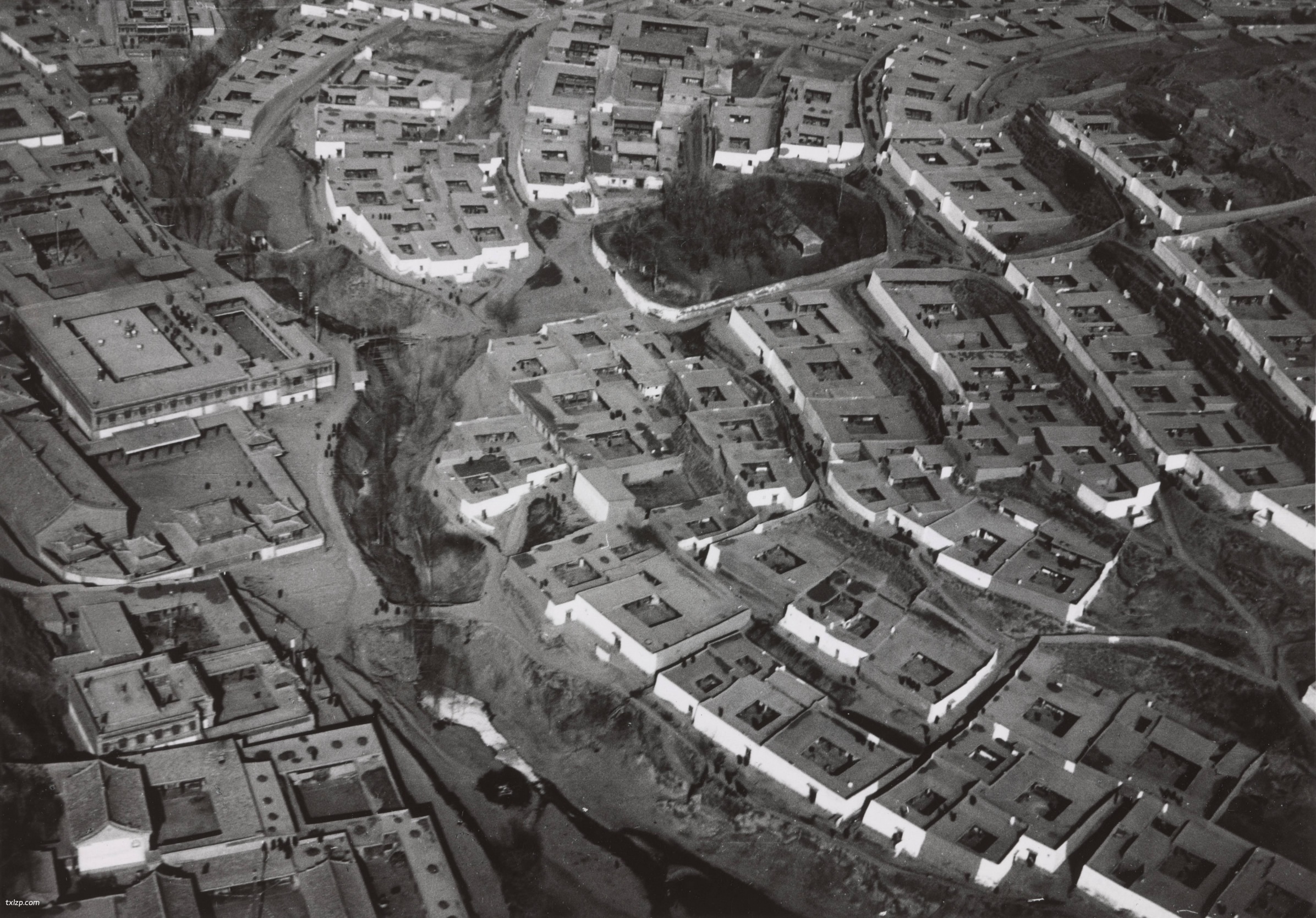 1940年西宁老照片 德国飞行员航拍的民国西宁（上）预览图5