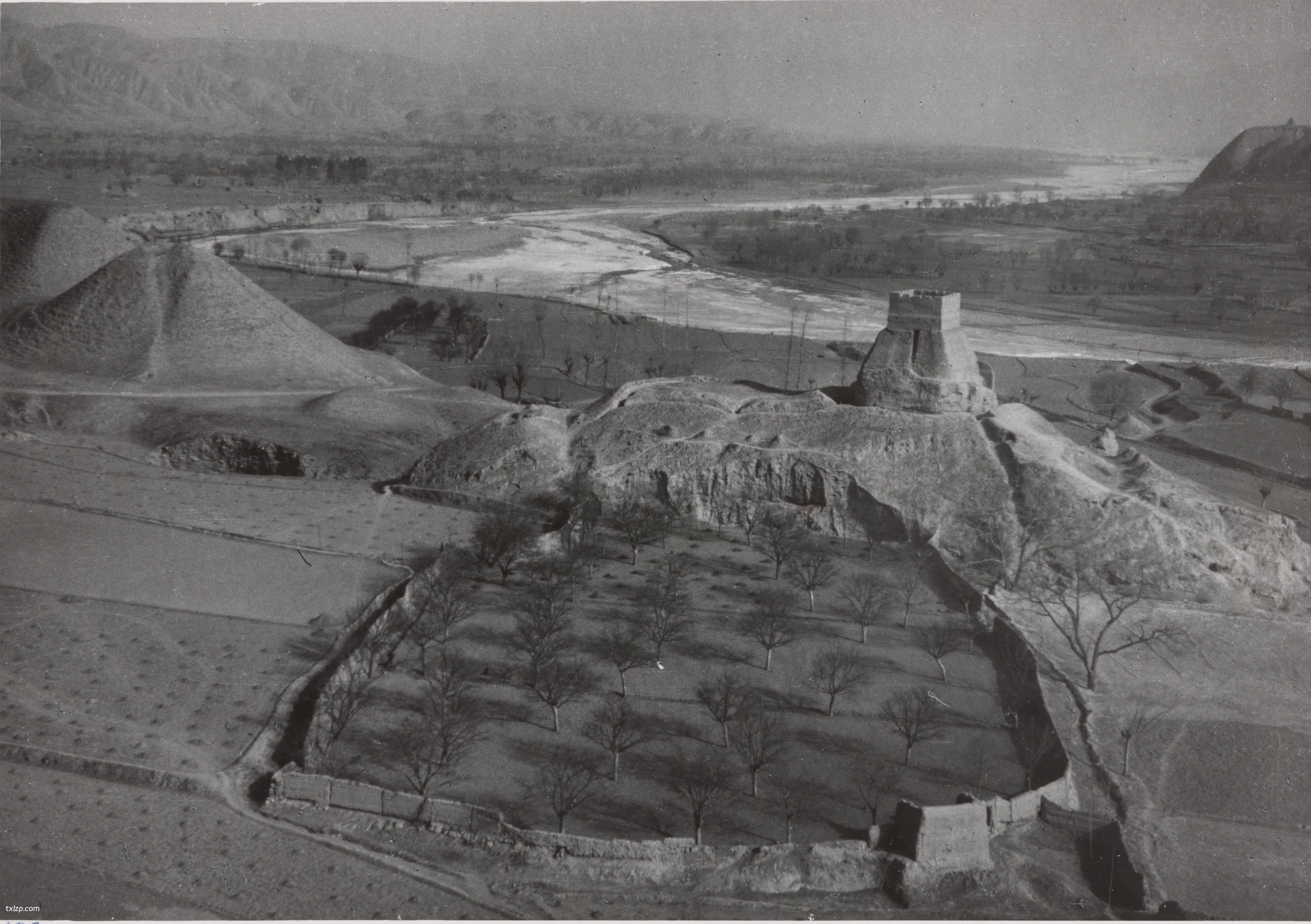 1940年西宁老照片 德国飞行员航拍的民国西宁（上）预览图6