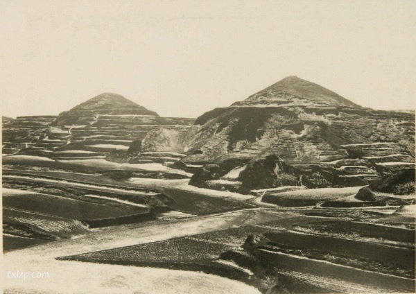 1929年淄博老照片 百年前的临淄 淄川 博山风光预览图2