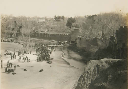 1929年淄博老照片 百年前的临淄 淄川 博山风光