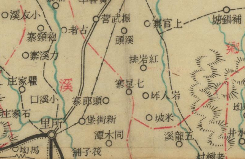 约1943年湖南《乾城县图》预览图1