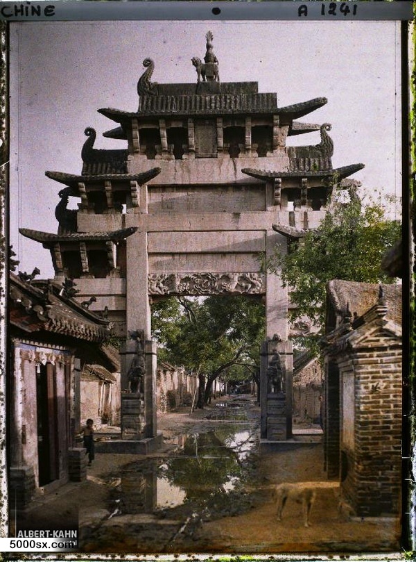 1912年曲阜老照片 孔子故里百年前彩色影像（上）预览图23