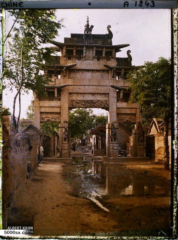 1912年曲阜老照片 孔子故里百年前彩色影像（上）预览图25