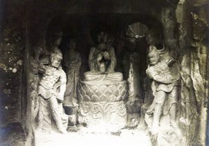 1914年四川广元 千年石窟千佛崖的昔日影像缩略图