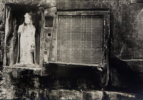 1914年四川巴中老照片 百年前的水宁寺石窟风貌