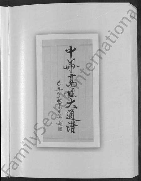 中国高氏族谱-中华高姓大通谱 ： 总谱 [上下卷].pdf电子版预览图5