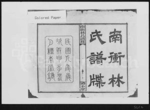 湖南林氏族谱-南冲林氏谱牒 [4卷,首2卷].pdf电子版缩略图