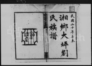 湖南刘氏族谱-大坪刘氏族谱三修 [22卷,首3卷].pdf电子版缩略图