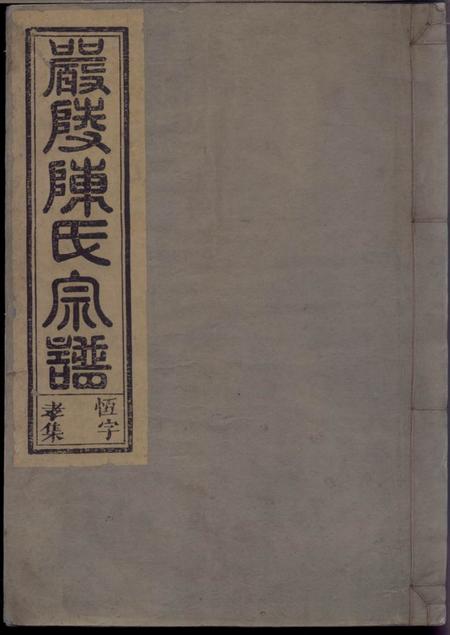 遂安文範堂嚴陵陳氏宗譜.pdf电子版下载预览图