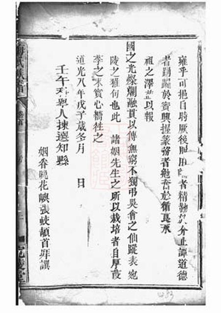 《临湘宛陵堂梅氏族谱》封面