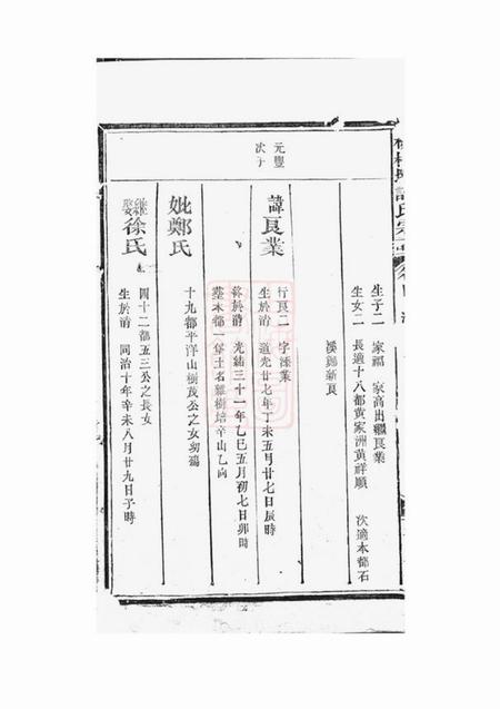 孝友堂桃柿塘许氏宗谱四卷.pdf电子版下载预览图1