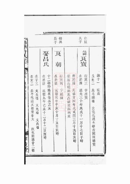 孝友堂桃柿塘许氏宗谱四卷.pdf电子版下载预览图2