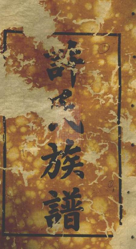 湘阴高阳堂许氏族谱世系二十卷首一卷.pdf电子版下载预览图1