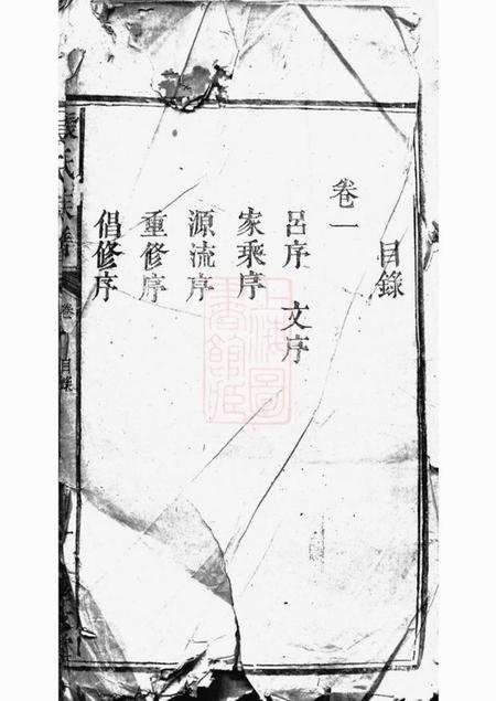孝友堂张氏族谱九卷