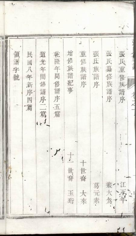 句容中和堂张氏族谱六卷.pdf电子版下载预览图1