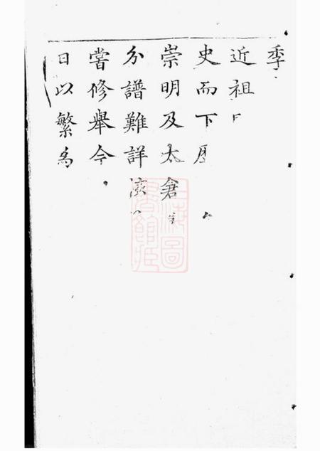 崇明张氏宗谱不分卷.pdf电子版下载预览图1