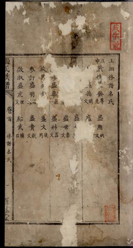 湘乡百忍堂张氏族谱四卷首一卷末一卷.pdf电子版下载缩略图