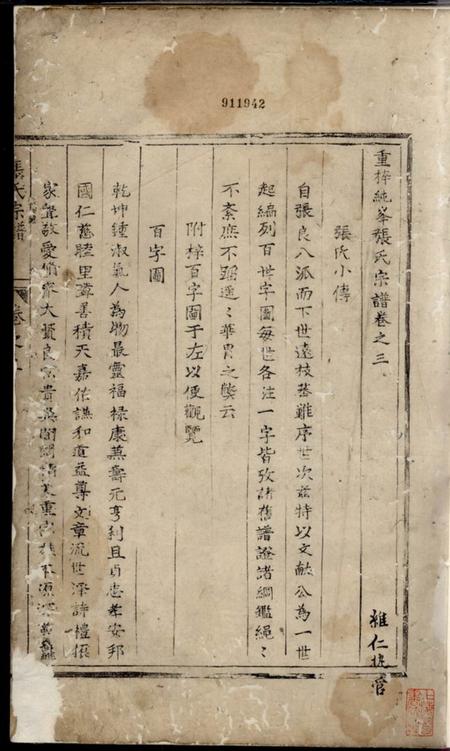 遂安重梓纯峰张氏宗谱五卷.pdf电子版下载预览图2