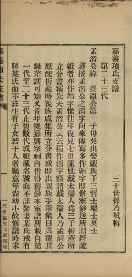 浙江嘉善嘉善项氏支谱不分卷.pdf电子版下载预览图2