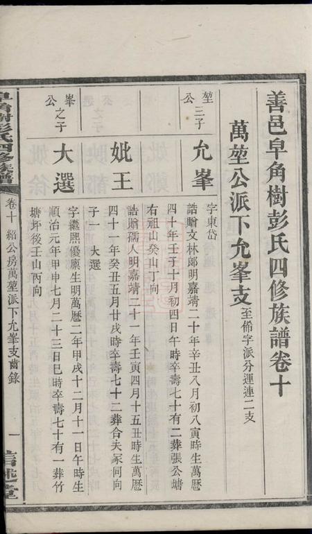 善化信述堂善邑皁角树彭氏四修族谱.pdf电子版下载预览图2