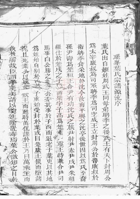 浙江衢州三衢西邑瑶峰叶氏宗谱不分卷.pdf电子版下载