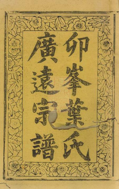 松阳卯峰广远叶氏宗谱十二卷.pdf电子版下载预览图2