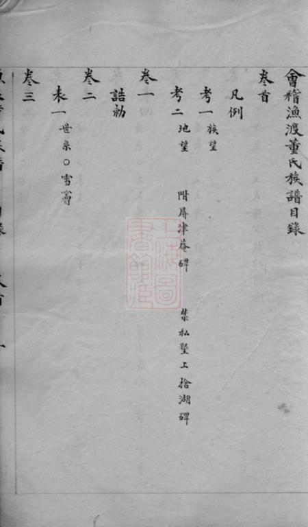 会稽会稽渔渡董氏族谱三十六卷首一卷末一卷.pdf电子版下载预览图2