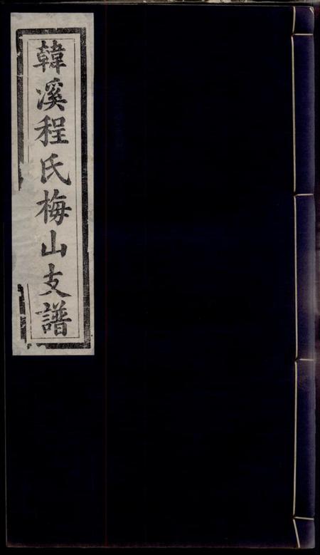 婺源婺源韩溪程氏梅山支谱十二卷首一卷附录二卷.pdf电子版下载预览图