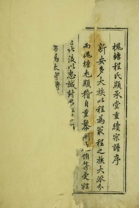 歙县显承堂槐塘程氏显承堂重续宗谱二十卷首一卷.pdf电子版下载预览图2