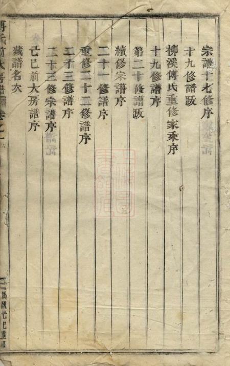 浦阳浦阳柳溪傅氏前大房谱八卷.pdf电子版下载预览图3