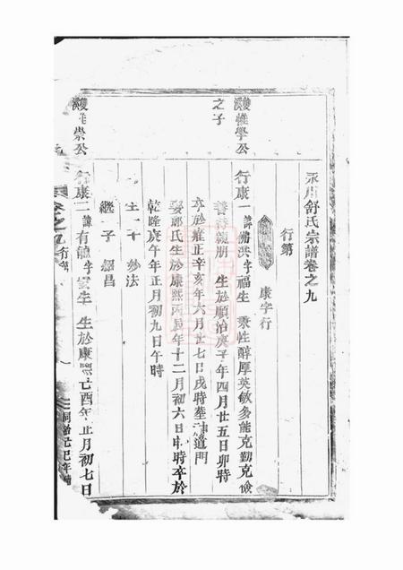 永康永川舒氏宗谱.pdf电子版下载预览图1