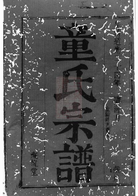 合肥廉益堂金斗童氏支谱二卷首一卷.pdf电子版下载预览图1