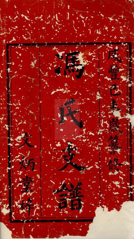 湘阴文炳堂湘阴县冯氏支谱三卷首一卷.pdf电子版下载预览图1