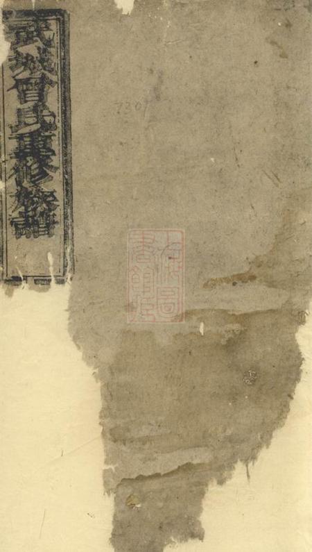 《醴陵武城曾氏重修族谱不分卷》封面