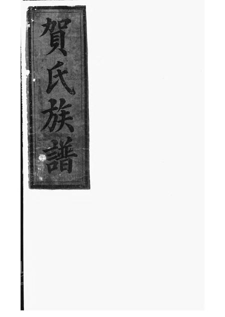 醴陵儒宗堂罗田贺氏三修族谱十七卷首一卷