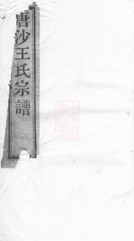 江阴槐荫堂唐沙王氏宗谱十二卷