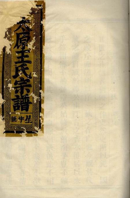 长沙三槐堂太原王氏宗谱