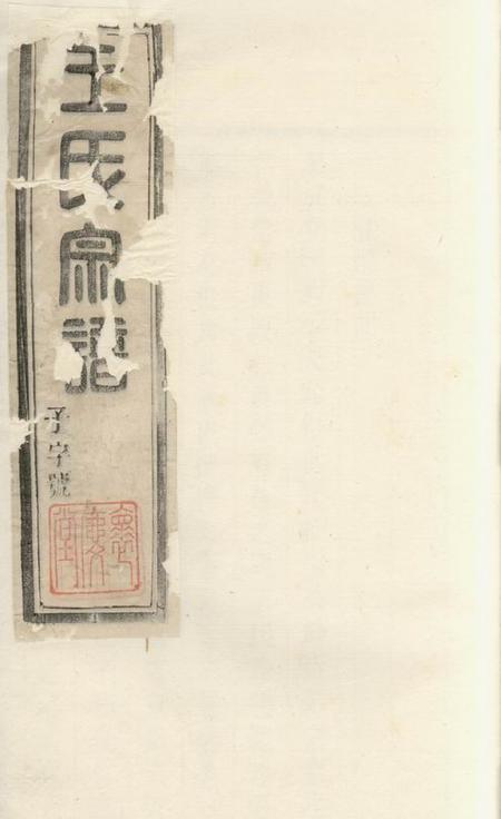 宜兴环庆堂瑯琊王氏宗谱