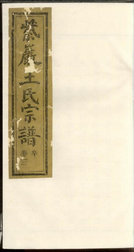 暨阳源远堂暨阳紫岩王氏宗谱